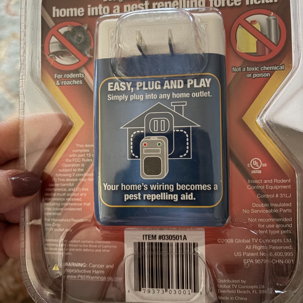 Pest Repelling Device - Blue